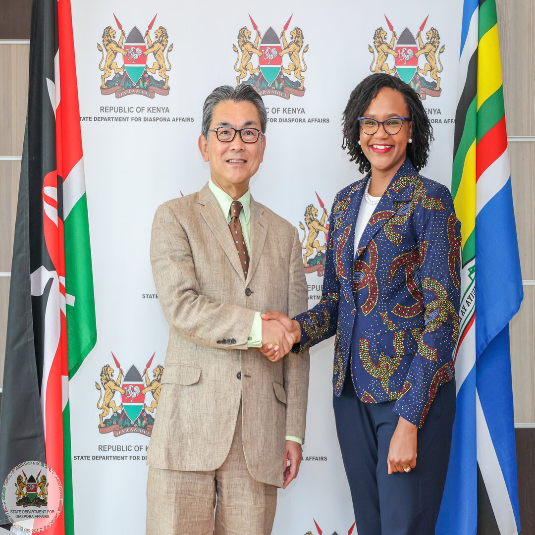 DIASPORA AFFAIRS PS MEETS JAPAN’S AMBASSADOR TO KENYA