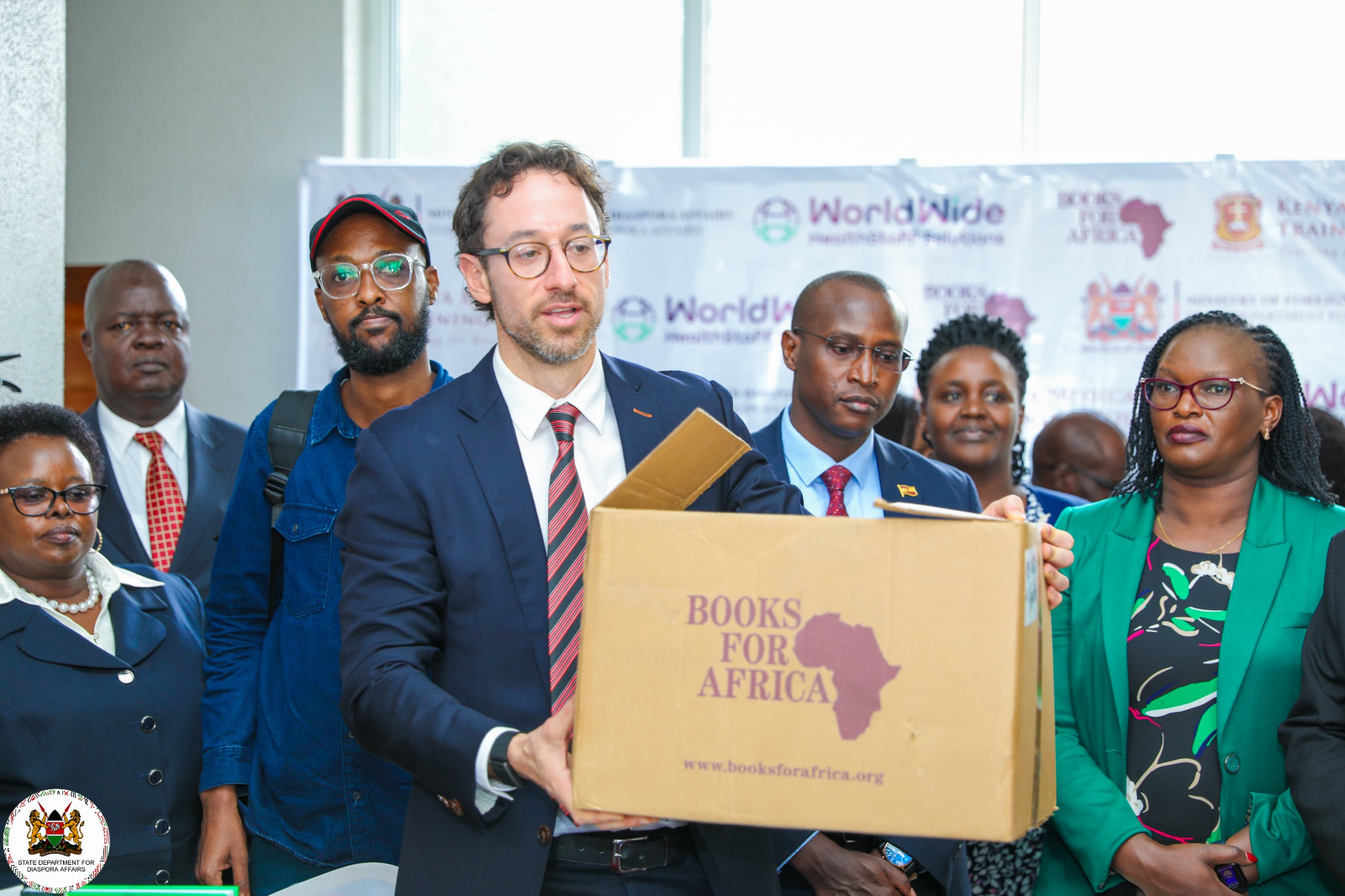 THOUSANDS OF BOOKS TO KMTC COURTESY OF A DIASPORA-LED INITIATIVE