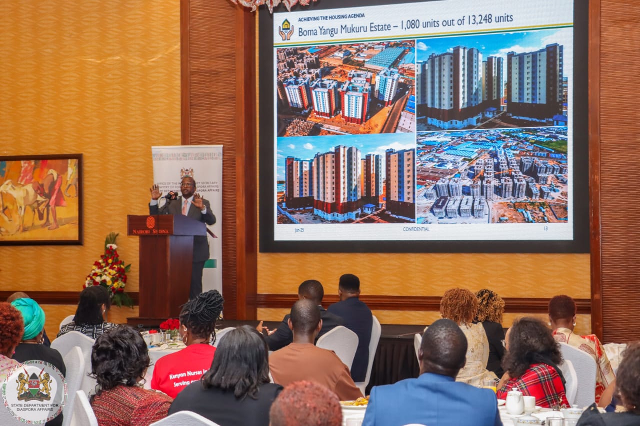 KENYANS IN THE DIASPORA URGED TO TAKE ADVANTAGE OF INVESTMENT OPPORTUNITIES BACK HOME
