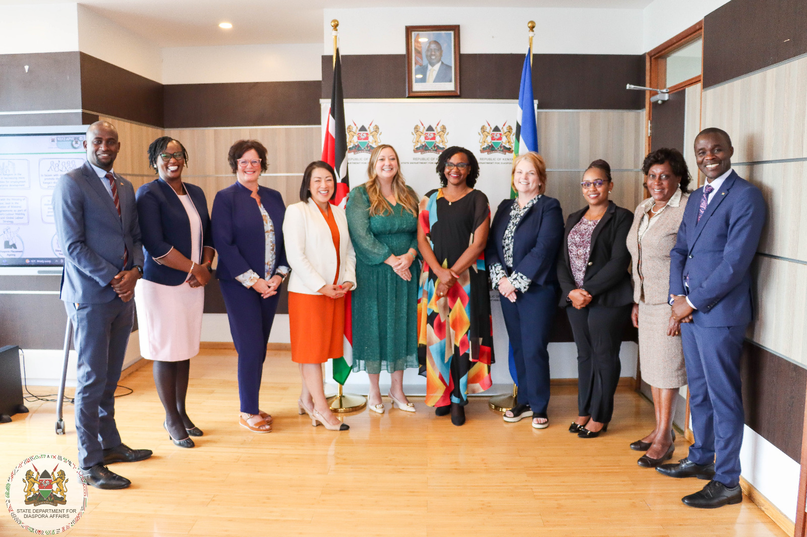 TALKS ON GLOBAL JOB OPPORTUNITIES FOR SKILLED, TALENTED KENYAN YOUTH 
