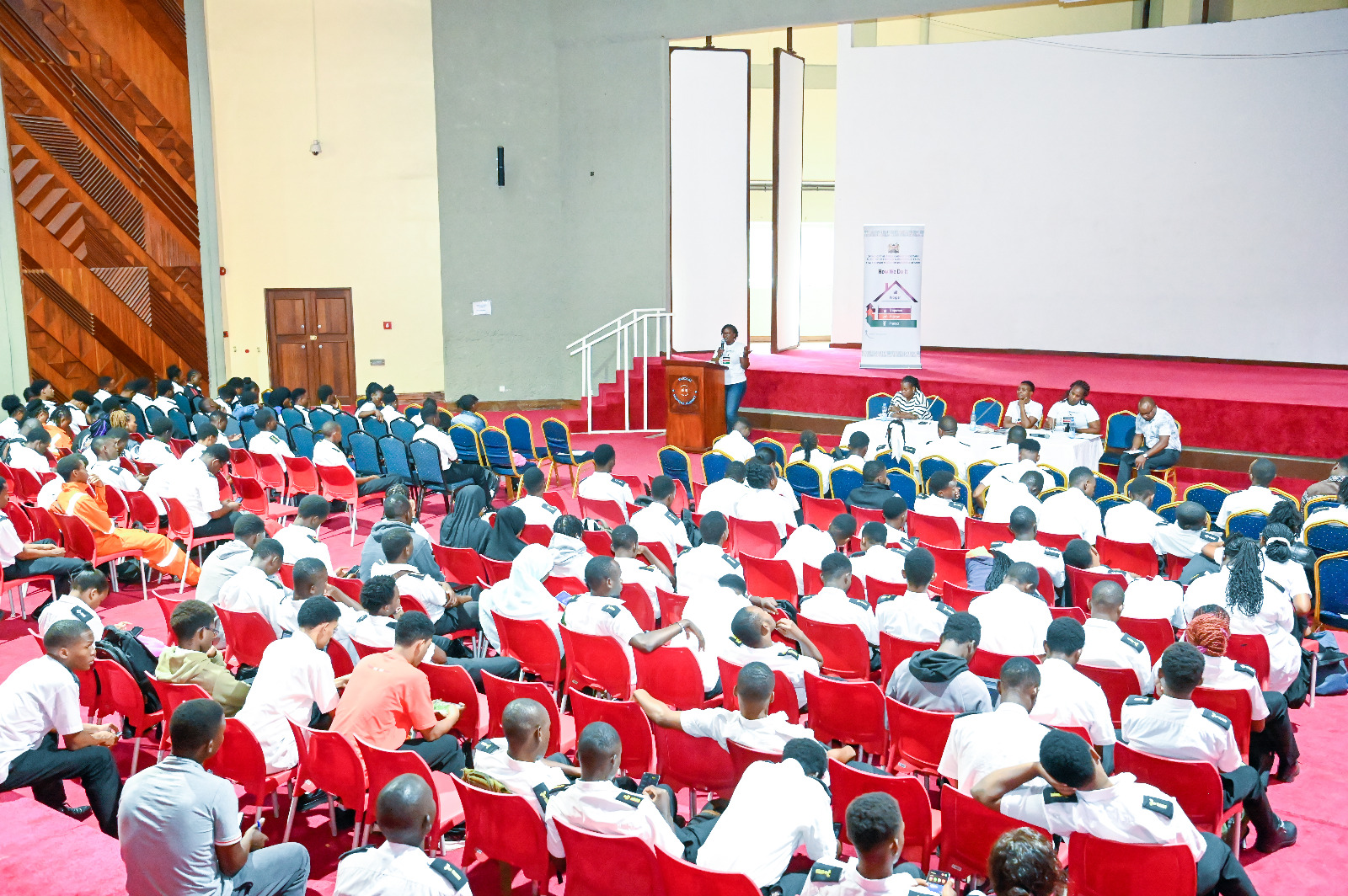 STATE DEPARTMENT FOR DIASPORA AFFAIRS HOLDS SENSITIZATION FORUMS AT THE BANDARI MARITIME ACADEMY AND TUM