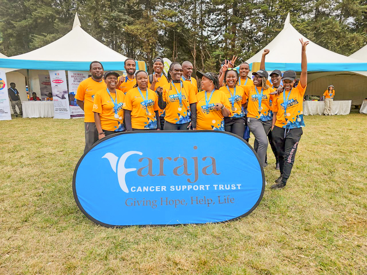 WALKING IN SOLIDARITY-SDDA TEAM STEPS UP FOR CANCER AWARENESS AT FARAJA WALK