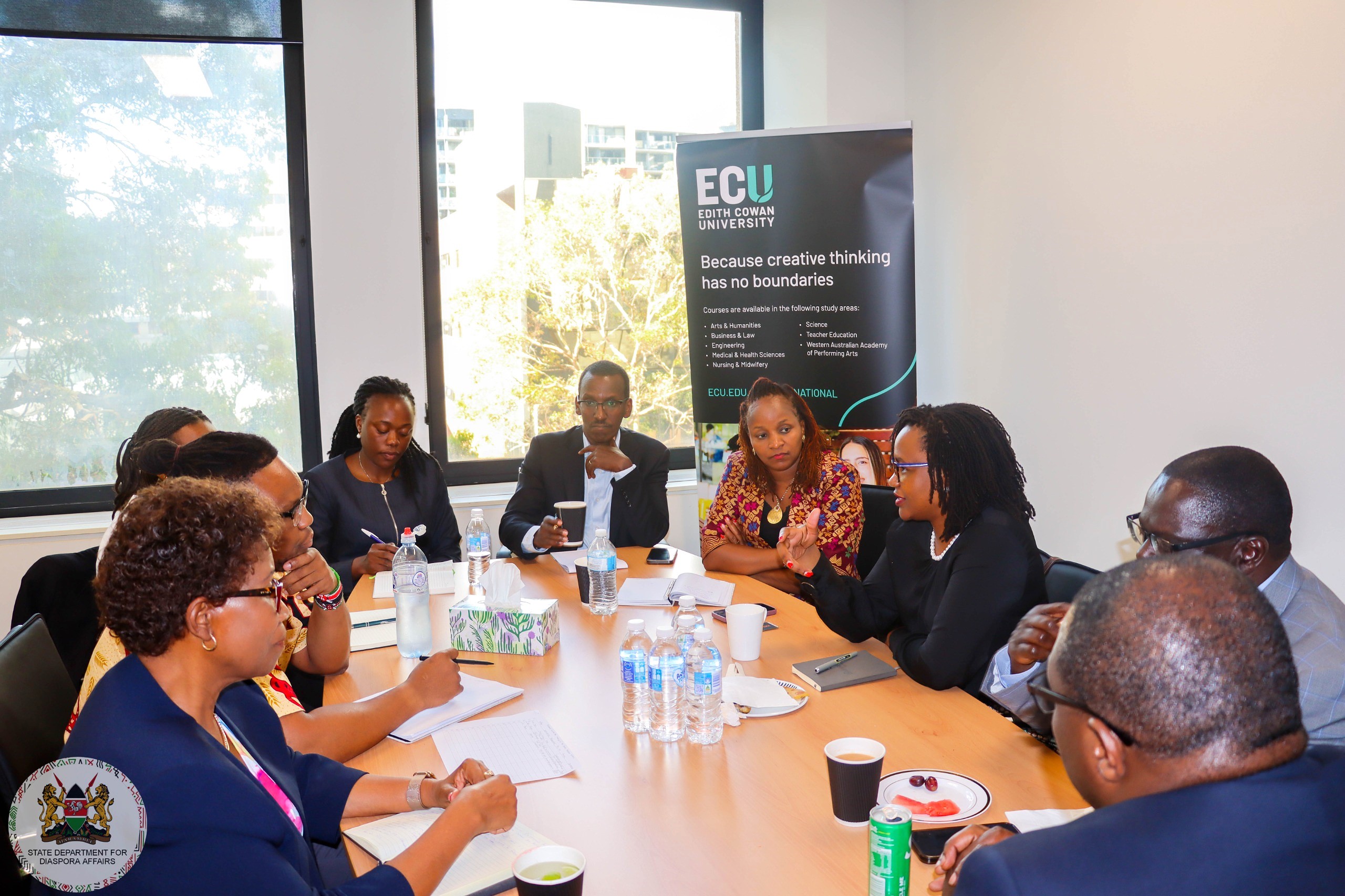 PS NJOGU VISITS A FIRM OWNED BY A KENYAN DIASPORA IN PERTH