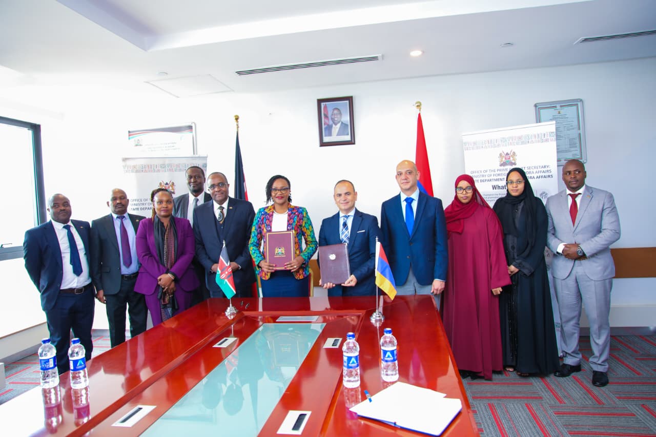 MEMORANDUM OF UNDERSTANDING BETWEEN KENYA AND ARMENIA ON DIASPORA AFFAIRS COOPERATION
